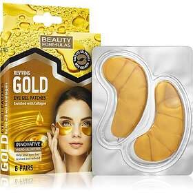 Beauty Formulas Gold Hydrogel ögonmask Med kollagen 6 st.