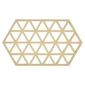 Zone Denmark Triangles grytunderlägg 14x24 cm Warm sand