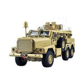 Amewi US-Miltitärfahrzeug MRAP 6x6 1:12 RTR, ljus, ljud &