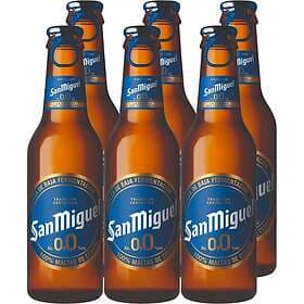 San Miguel 0,0% Alkoholfri Öl 6x25cl