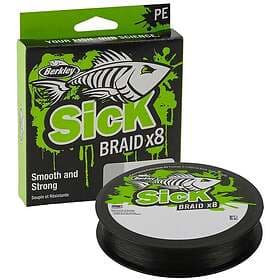 Berkley Sick Braid 300m Black 0,14mm Høyytelses supermykt multifilament snøre