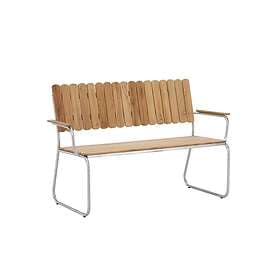 Venture Design Holmsund bänk Teak/silver