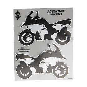 Booster Adventure Moto Planisvero Sticker Vit,Svart