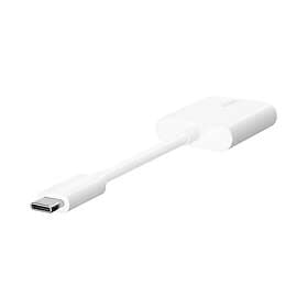 Belkin Connect Audio Charge USB-C till USB-C-hörlurar/laddningsadapter ljud/USB 14 m