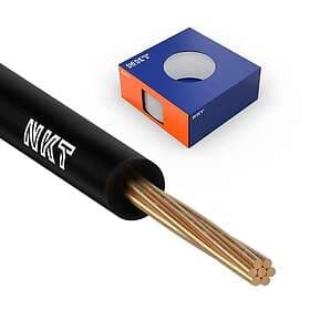 NKT FQ XTRA Installationskabel 450/750V, 1,5 mm², 100 m ring Svart