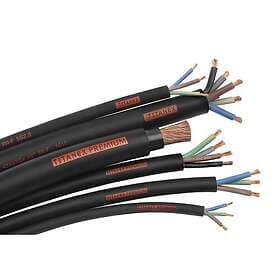 Nexans TITANEX Gummikabel 5G2.5 mm² ledararea 1 m, kapad