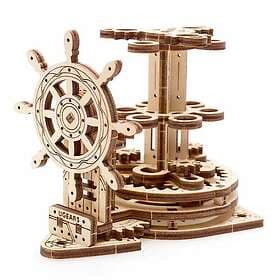 Ugears Wooden Mechanical Model Wheel Organizer Pen Holder