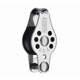 Harken Single Micro Pulley With Support Silver