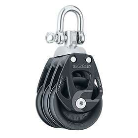 Harken Element Triple Swivel Block 60 Mm Svart