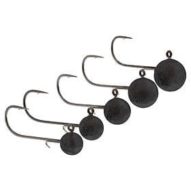 Westin Fishing Micro Jig Head Tungsten #4 4g Black Nickel (3-pack)