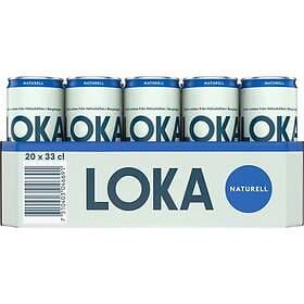 Loka Naturell Slim Can Burk 20x33cl inkl pant