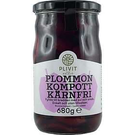 Plivit Plommonkompott Kärnfri 680g