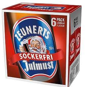 Zeunerts Julmust Sockerfri 6x500ml