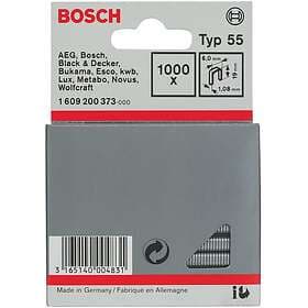 Bosch Häftklammer ; 6x19 mm; 1000 vnt.; tipas 55; stål