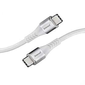 Intenso USB-kabel C315C Nylon 1,5m vit USB-C USB-C 60W