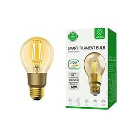 Woox R9078 LED-glödlampa med filament E27 6W bärnstensgult ljus 2700 K