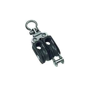 Barton Marine 275kg 5 Mm Double Swivel Pulley With Rope Support Silver 20 x 79 mm