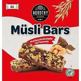 Nordthy Müsli Bar Jordnötter & Mjölkchoklad 150g