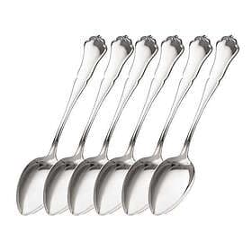 Kultakeskus Hopea Chippendale skedar i silver 6 st