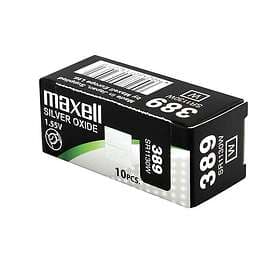 Maxell SR1130W silveroxidbatteri 389