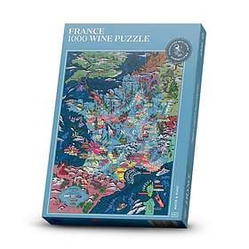 Vinpussel Frankrike 1000 bitar, Water and Wines