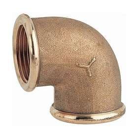 Maestrini Rörvinkel Mässing, Inv 1/4"