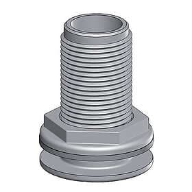 Trudesign Bordgenomföring Komposit Vit, 2"