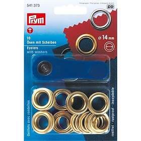 Prym Öljetter i Mässing 14mm 10 stk. inkl. Verktyg