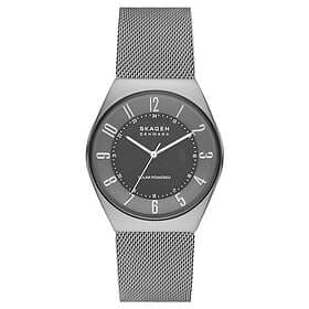 Skagen SKW6836 Men's Grenen Solar Grey Dial Steel Mesh Watch