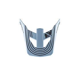 100percent Status Youth Visor Replacement Silver