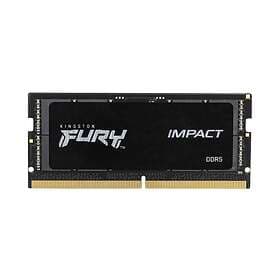 Kingston FURY Impact 16GB DDR5 RAM 6400MHz SO DIMM 262-pin On-die ECC CL38 (KF564S38IB-16)