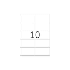 Herma Premium laminerade etiketter matt 1000 etikett (er) 105 x 57 mm