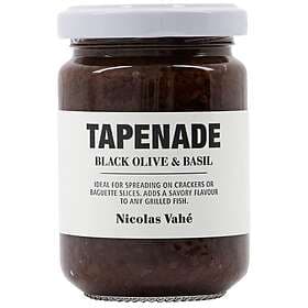 Nicolas Vahé Tapenade Black Olive & Basil 140g