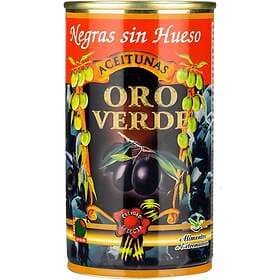Oro Verde Svarta Oliver utan Kärna 350g