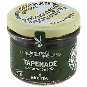 Méditèa Tapenade Svarta Oliver med Basilika 90g