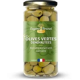 Eugène Brunel Urkärnade Gröna Oliver 350g