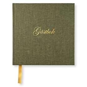 Paperstyle Gästbok Khaki Green Textil