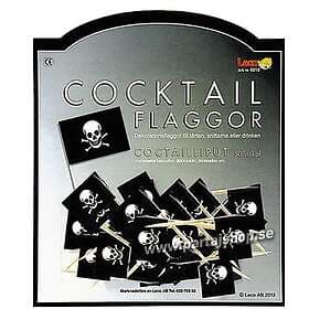 Cocktailflaggor Pirat, 50 st