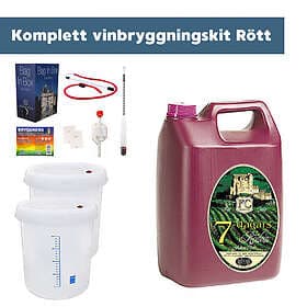 Komplett Vinbryggningskit Rött