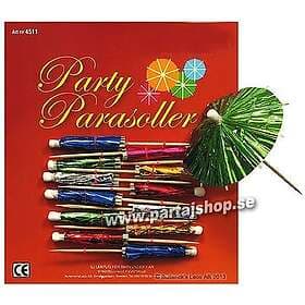 Party parasoll, drinkparaply metallic