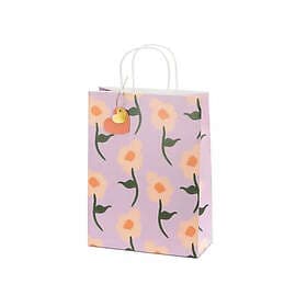Presentpåse Blommor Stor