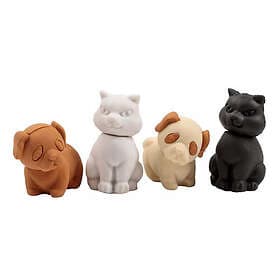 Sudgummi Katt och Hund 4-pack