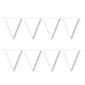 Vimpel vit 3 meter