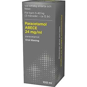 ABECE Paracetamol Oral Lösning 24mg/ml 100ml