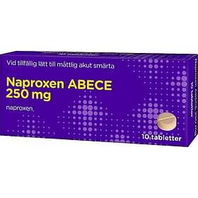 ABECE Naproxen Tablett 250mg 10 tabletter