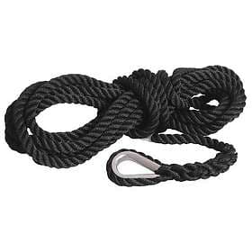 Gleistein Ropes 9 M Mooring Rope Svart 16 mm