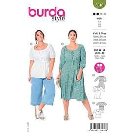 Burda 6016 KLÄNNING BLUS DAM