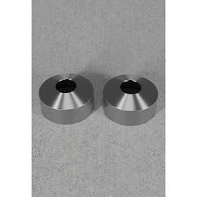 INR 80001185 Täckkåpa 2-pack, 33 mm Borstat rostfritt stål