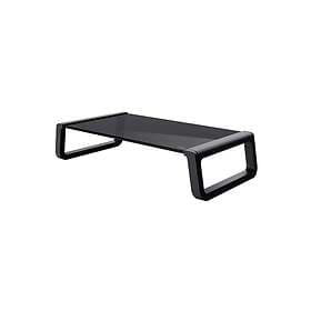 Monta Glass Monitor Stand, Black