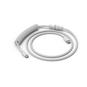 Glorious Pc Gaming Race Lindad Kabel För Tangentbord Ghost White